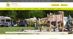 Desktop Screenshot of campingdeberken.nl